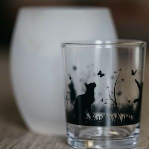 NIB Catladybox Playful Kitten Tealight & Holder